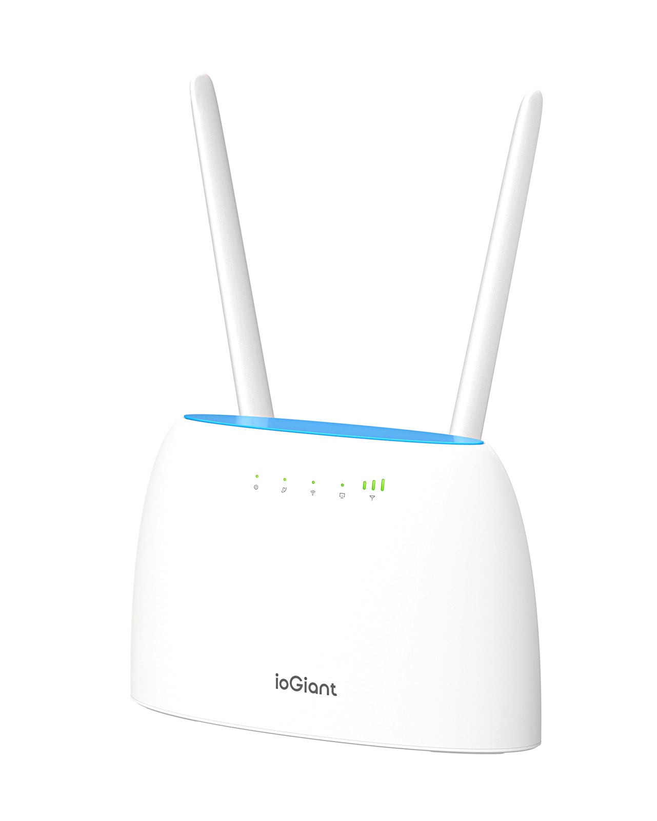 ioGiant Box 4G, Routeur 4G SIM LTE WiFi AC 1200 Mbps, Boîtier 4G Wi-Fi avec modem Carte SIM pour tout Opérateur, Connectez jusqu'à 64 Appareils, 2 antennes amovibles, Routeur WiFi 4G
